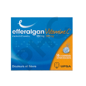 EFFERALGAN VITAMINE C 500 mg 16 comprimés effervescents