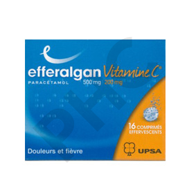 EFFERALGAN VITC 500 mg 16 comp effev