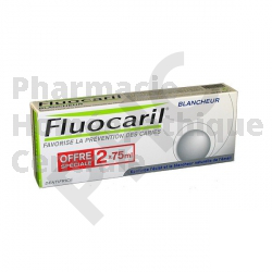 FLUOCARIL DENTIFRICE BLANCHEUR (Lot de 2x75ml)