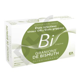 GRANIONS DE BISMUTH