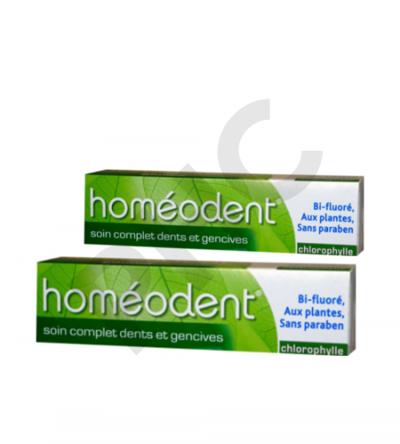 HOMEODENT CHLOROPHYLLE SOIN COMPLET (Lot de 2x75ml