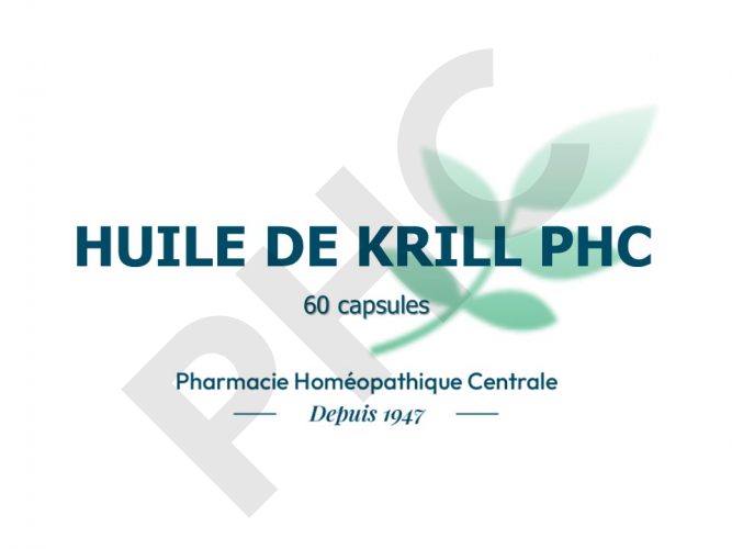 Huile de krill PHC, riche en phospholipides et en Oméga 3
