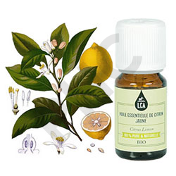 Citron jaune huile essentielle bio