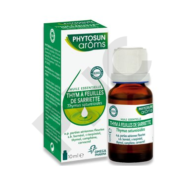 Huile essentielle de THYM à FEUILLES de SARRIETTE (Thymus satureioides), 10ml 