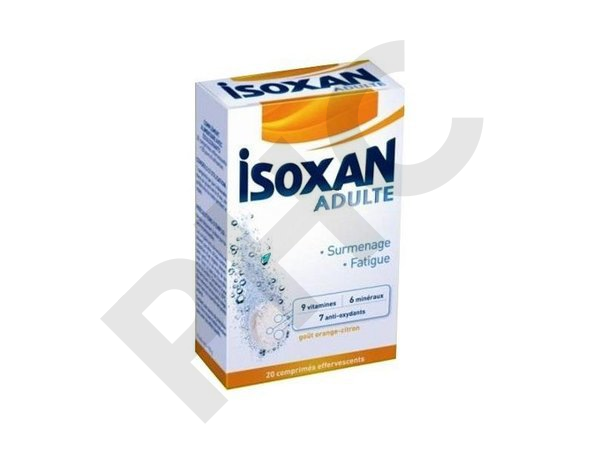 ISOXAN Adultes, 20 comprimés effervescents