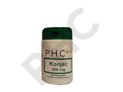 Konjac gélules de 500 mg - glucomannane