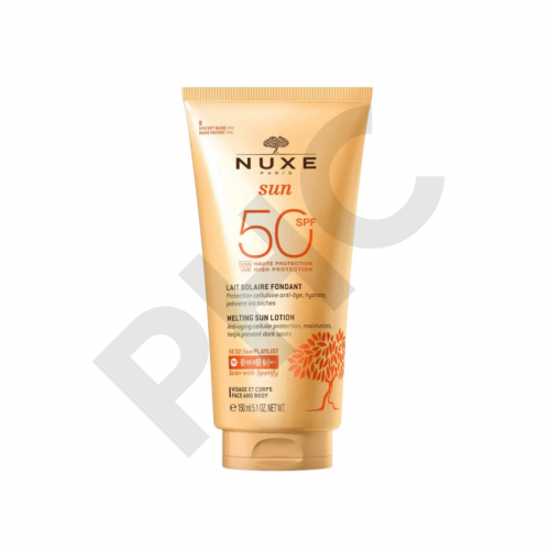 Lait Solaire SPF50 visage et corps - NUXE