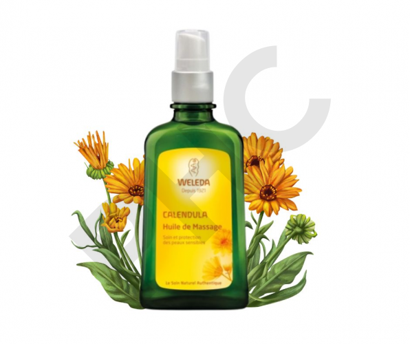 Huile de Massage au Calendula - Weleda