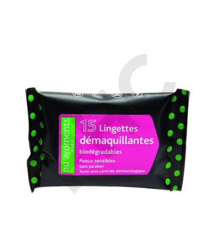 LINGETTES DEMAQULLANTE NU MOMENTS POCKET