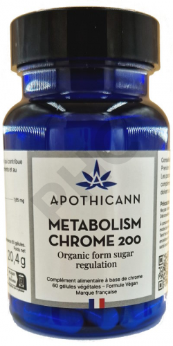 Metabolism Chrome 200 - régulation des métabolismes - Apothicann