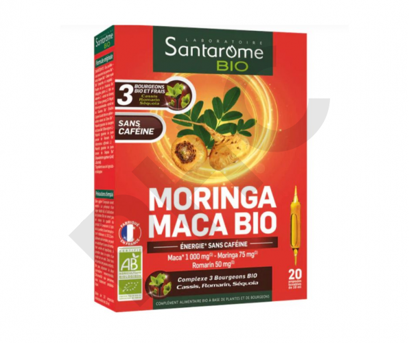 Moringa Maca Bio - Santarome - 20 ampoules