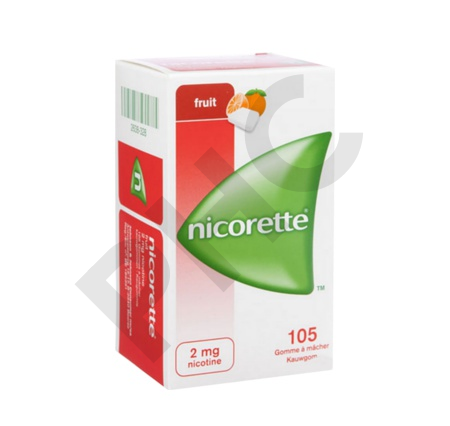 NICORETTE FRUIT 2mg sans sucre