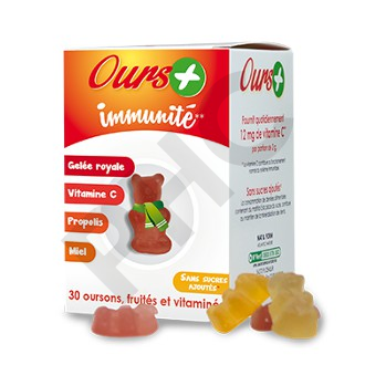 OURS+ IMMUNITÉ 30 gommes