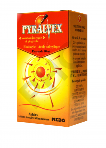 PYRALVEX SOLUTION BUCCALE ET GENGIVALE 10 ml