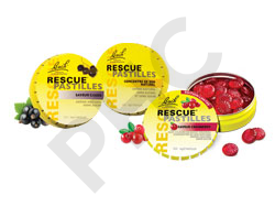 Rescue pastilles - cranberry - orange  - citron bach