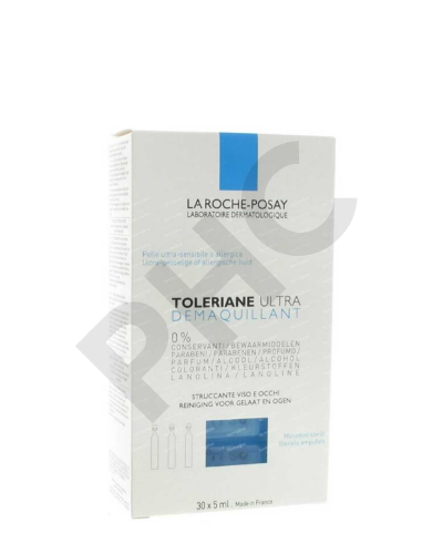 La Roche Posay Tolériane ultra solution démaquillant yeux 30 amp. (5ml)