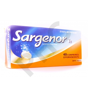 SARGENOR, 40 comprimés sans sucre