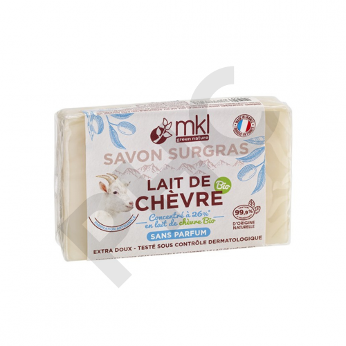 Savon Surgras Lait de Chèvre BIO sans parfum - MKL - 100 g