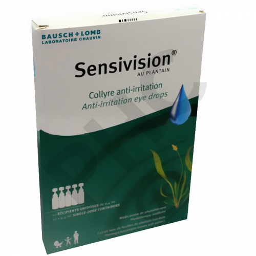 SENSIVISION PLANTAIN COLLYRE 0.4 ml