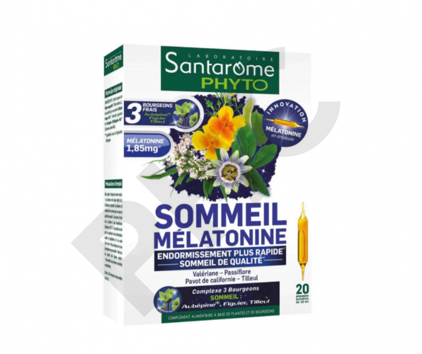 Sommeil Mélatonine - Santarome BIO, retrouvez le sommeil !