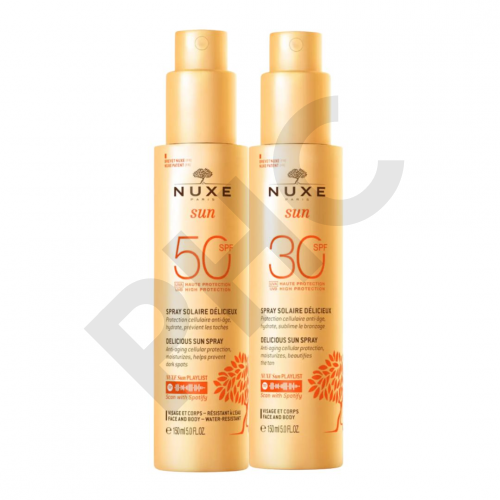 Spray Solaire SPF30/50 Visage et Corps - NUXE