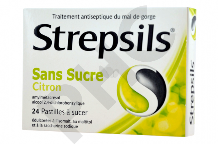 STREPSILS Citron sans sucre