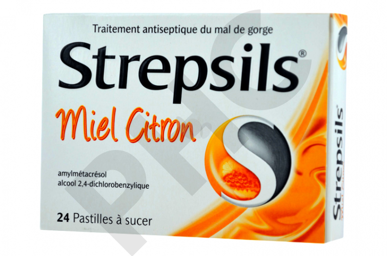 STREPSILS Miel-Citron, 24 pastilles