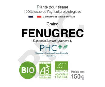 Tisane Fenugrec bio graines - Trigonella foenum graecum - Herboristerie PHC