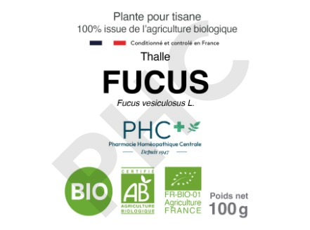 Tisane Fucus bio thalles - Fucus vesiculosus - Herboristerie PHC