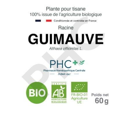Tisane Guimauve bio racines - Althaea officinalis - Herboristerie PHC