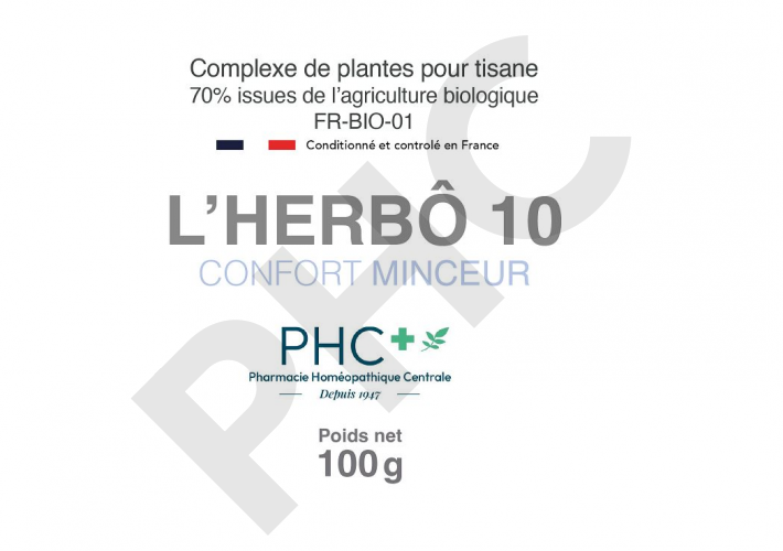 Tisane L'HERBÔ 10 - Confort minceur - Herboristerie PHC