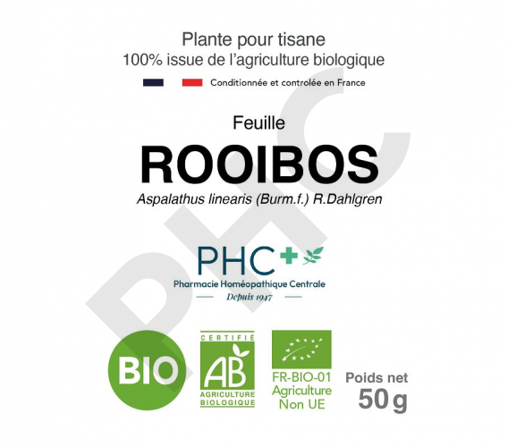 Tisane Rooibos bio feuilles - Asphalatus linearis - Herboristerie PHC