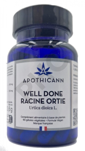 Well Done Racine d'Ortie pour les problèmes de prostate - Apothicann