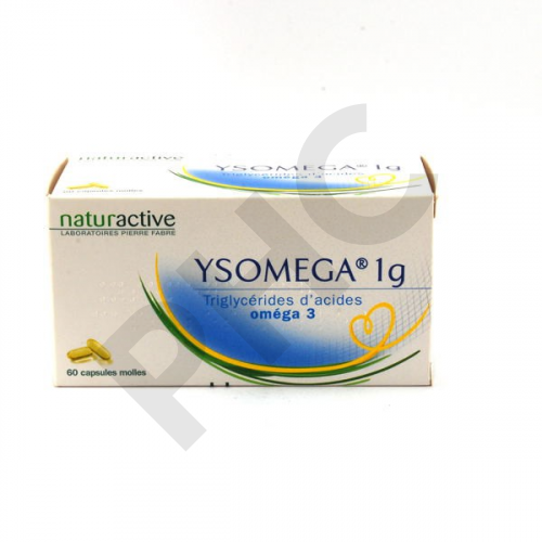 YSOMEGA, 60 capsules molles 1 g