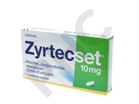 Zyrtecset 10mg, 7 comprimés secables